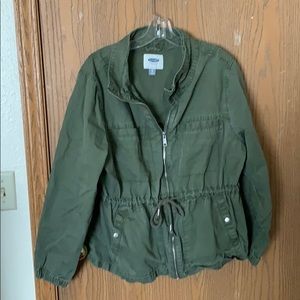 Green army jacket